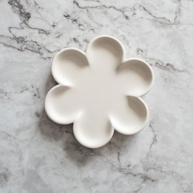 Flower Catchall Tray - Blanco